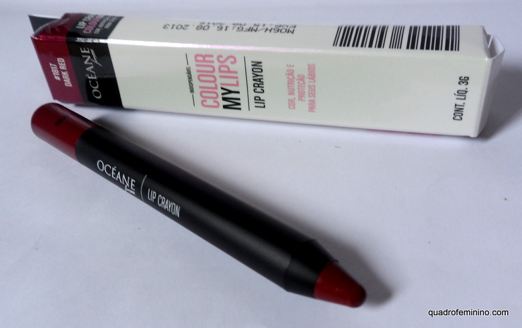 Lip Crayon Dark Red - Colour My Lips Oceáne Femme