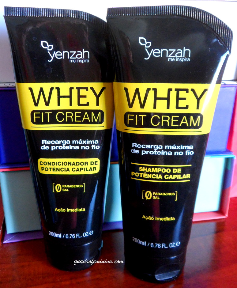 Yenzah Whey Fit Cream - Shampoo -Condicionador