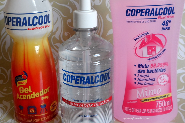 Coperalcool -Bacfree Mimo, Higienizador de Mãos e Gel Acendedor