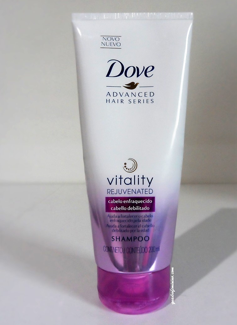 Shampoo Vitality Rejuvenated Dove Advanced Hair Series