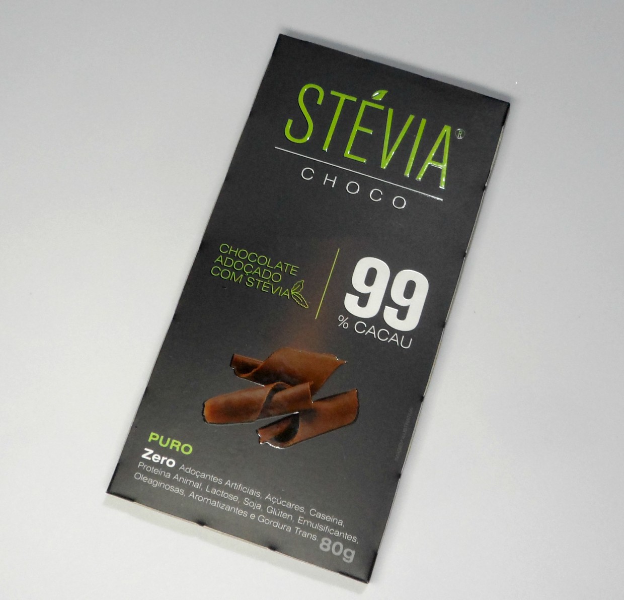chocolate com stevia