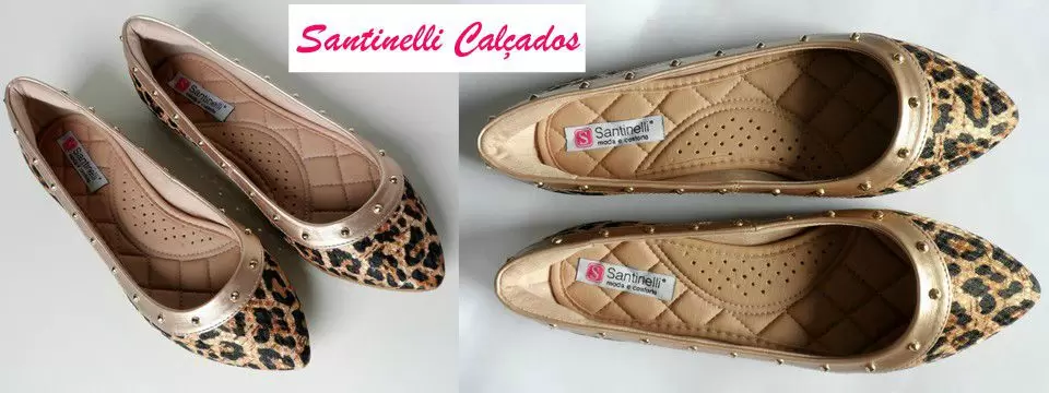 Sapatilha Animal Print Santinelli Calçados
