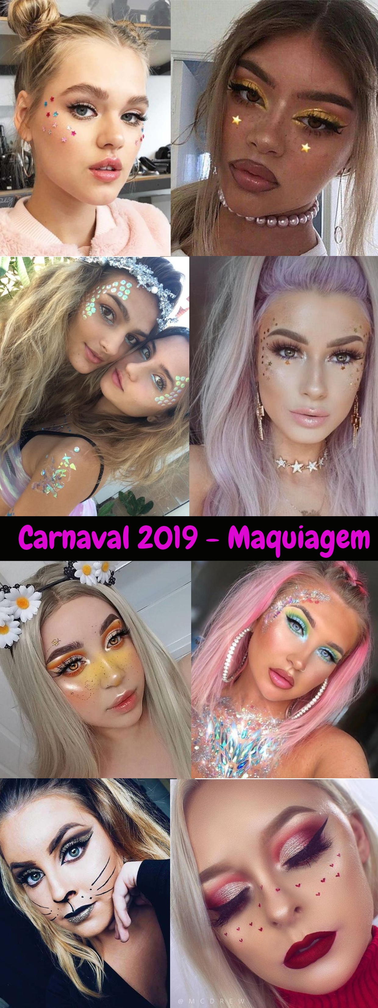 Carnaval maquiagens