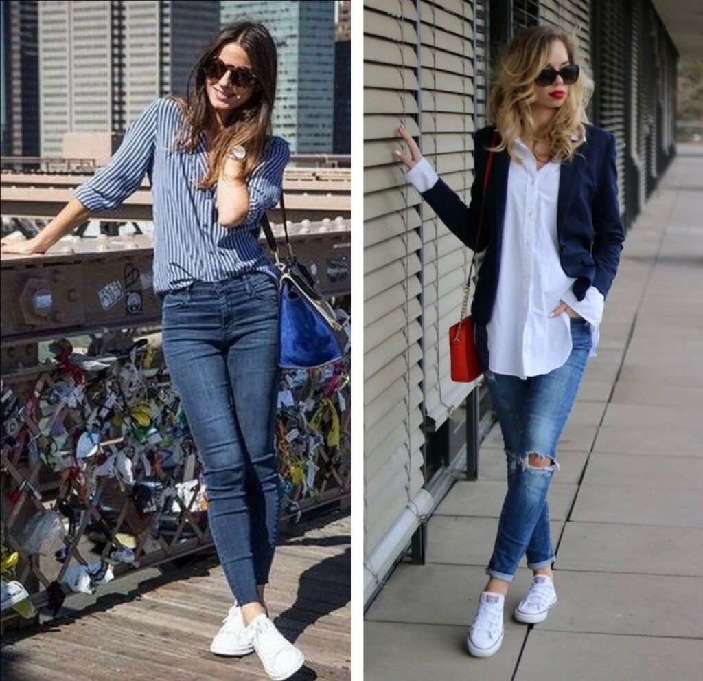 Looks com calça jeans e tênis - perfeitos para o dia dia