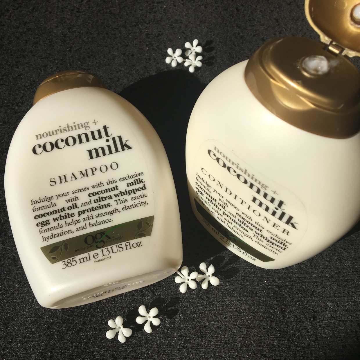 shampoo e condicionador Coconut Milk OGX
