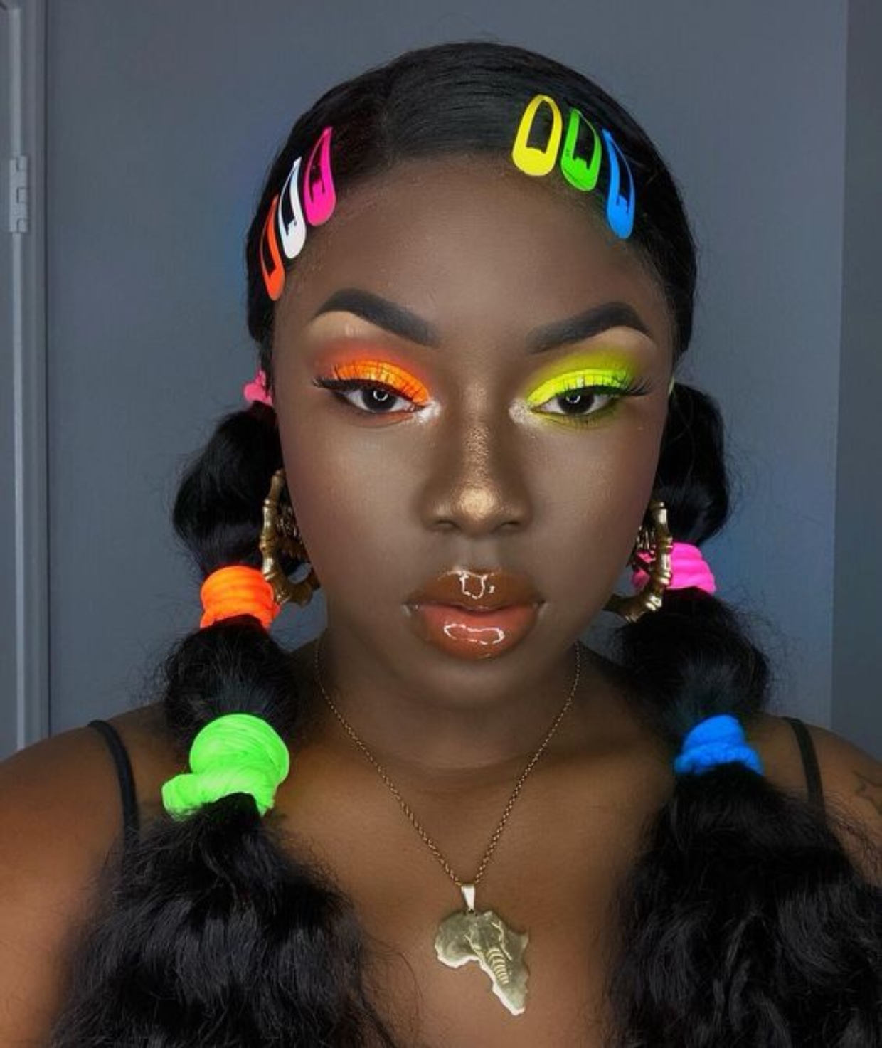 maquiagem neon para o carnaval 2020