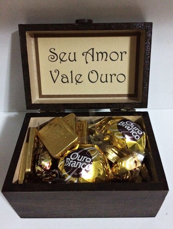 caixa chocolate vale ouro