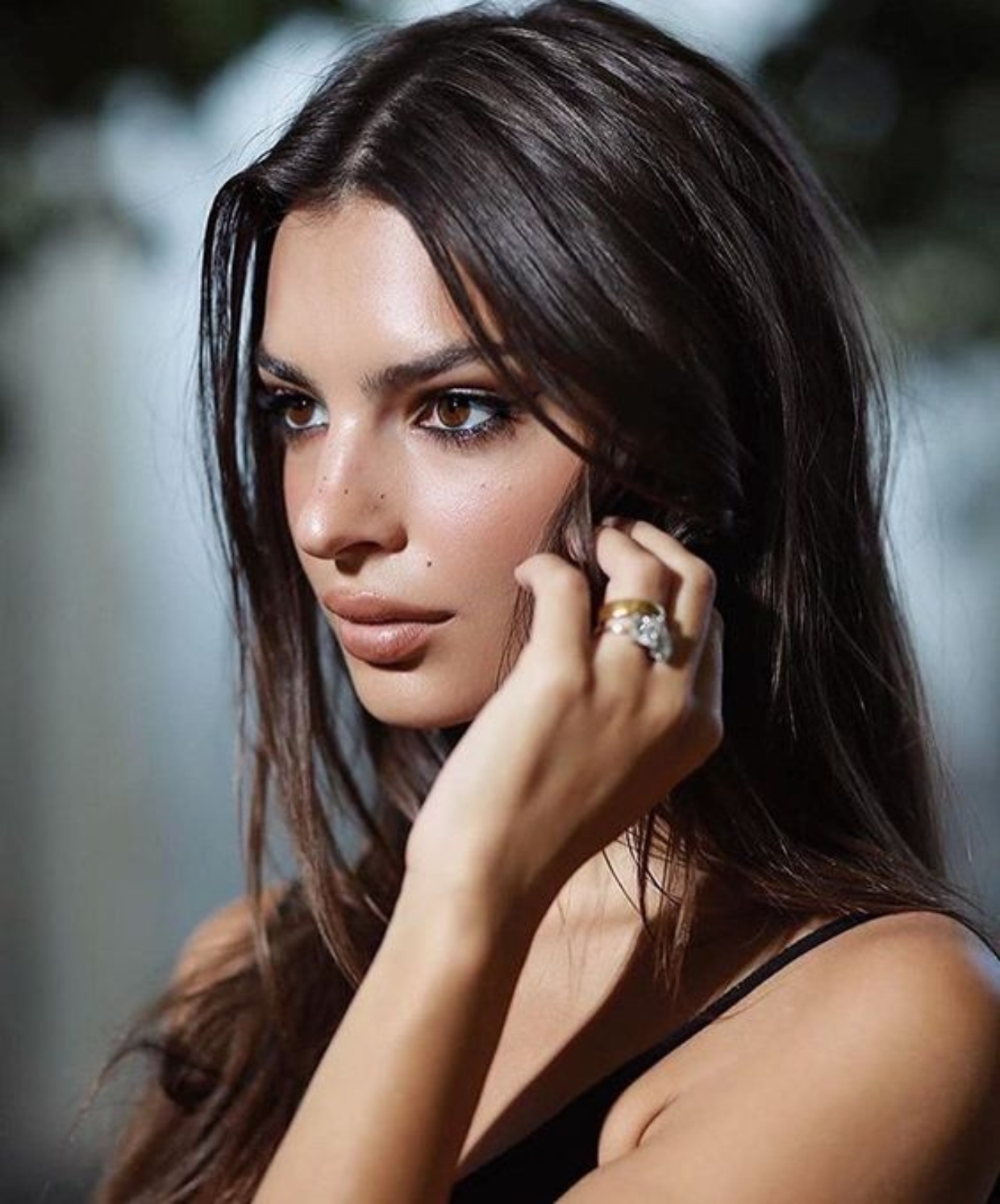 maquiagem Emily Ratajkowski