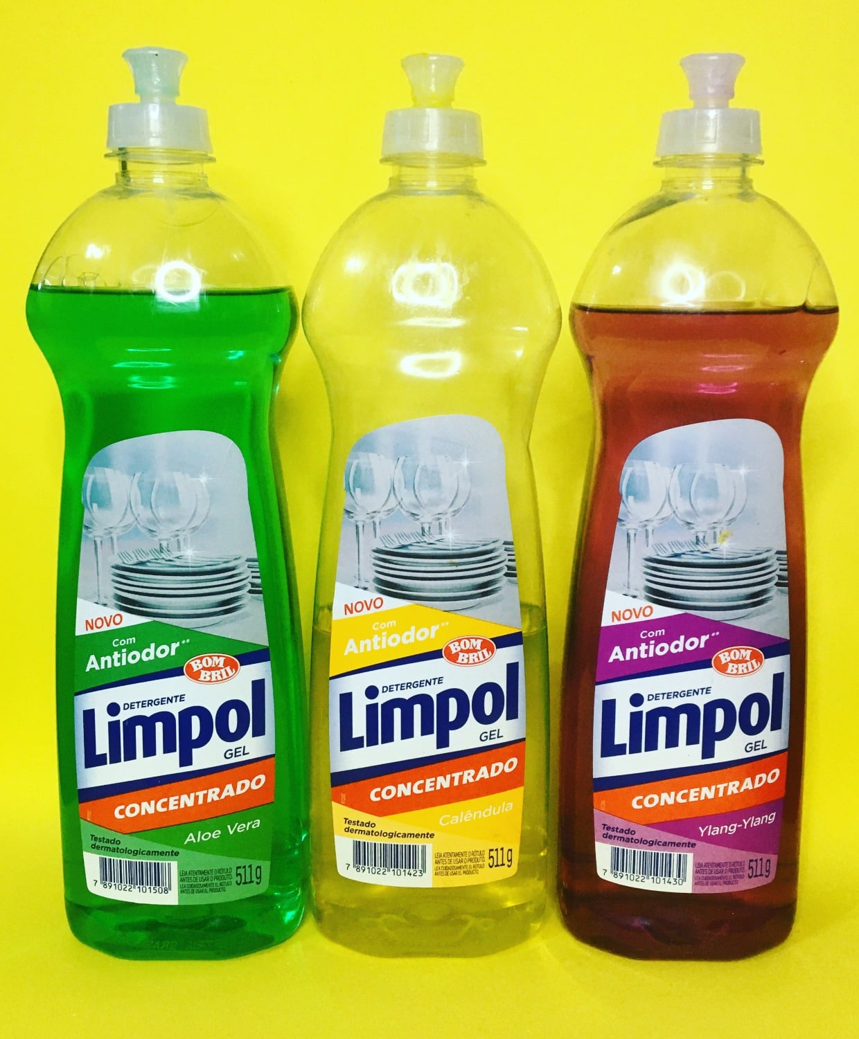 Detergente Limpol gel concentrado com antiodor