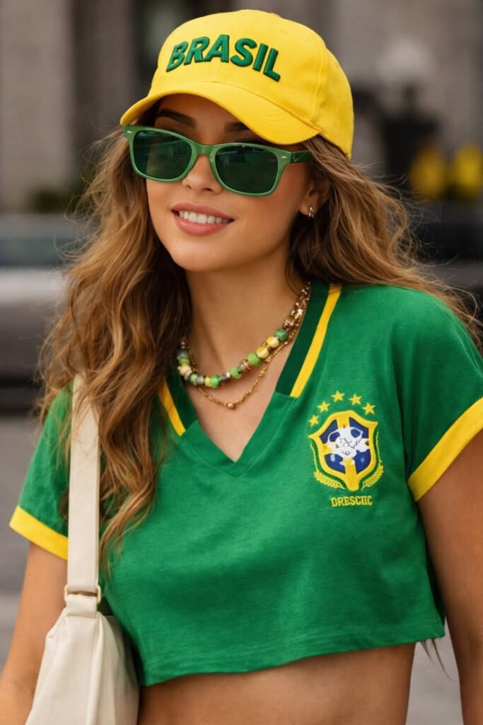 Copa do Mundo e a Tendência Brasilcore: Como Usar as Cores Verde e Amarelo na Moda e na Decoração 37 Acessórios verde e amarelo