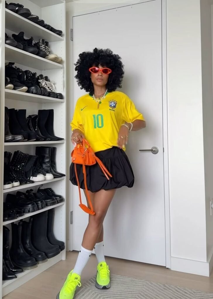 Copa do Mundo e a Tendência Brasilcore: Como Usar as Cores Verde e Amarelo na Moda e na Decoração 35 Looks Brazilcore