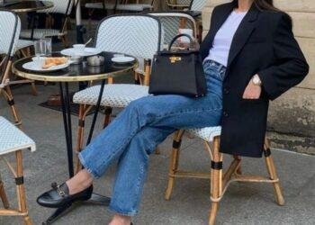 como usar blazer com jeans no trabalho