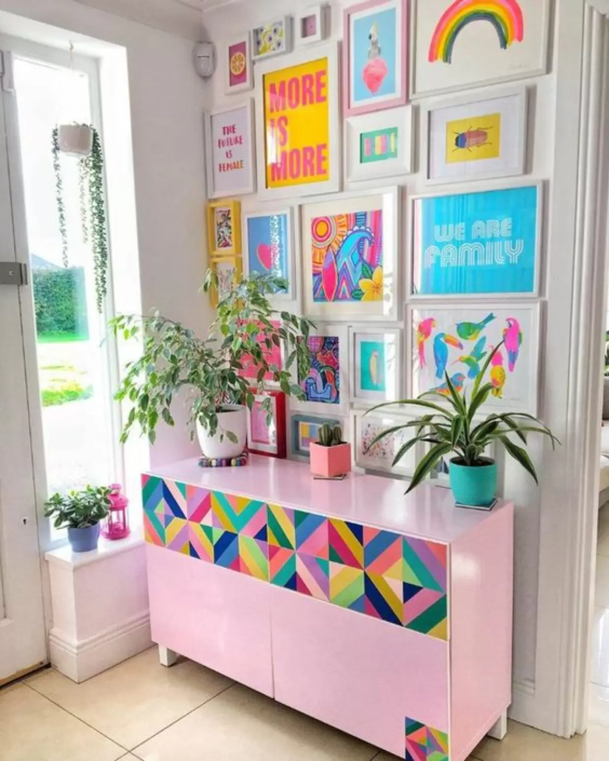 decoração colorida é tendência