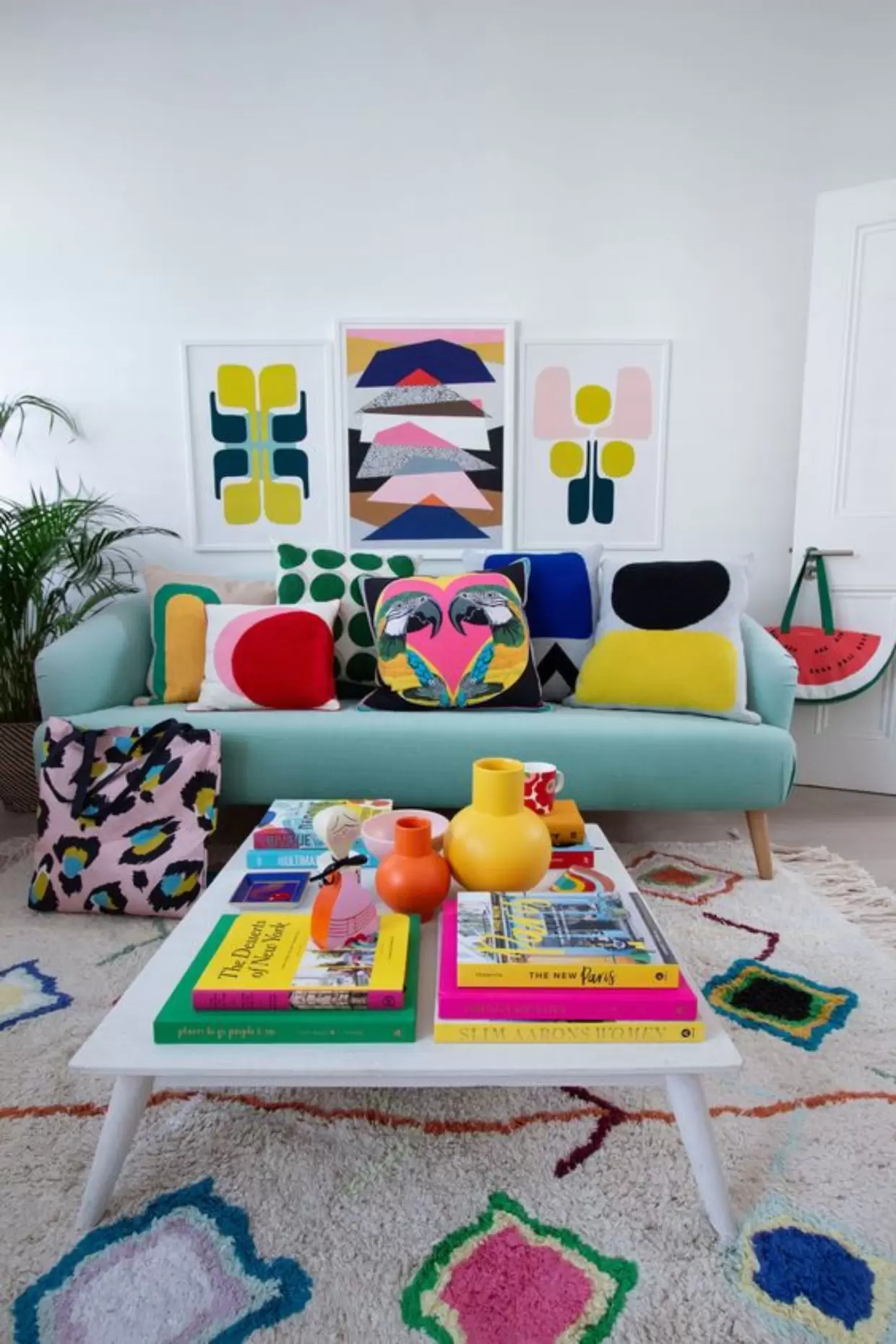 Tendencia decoracao colorida