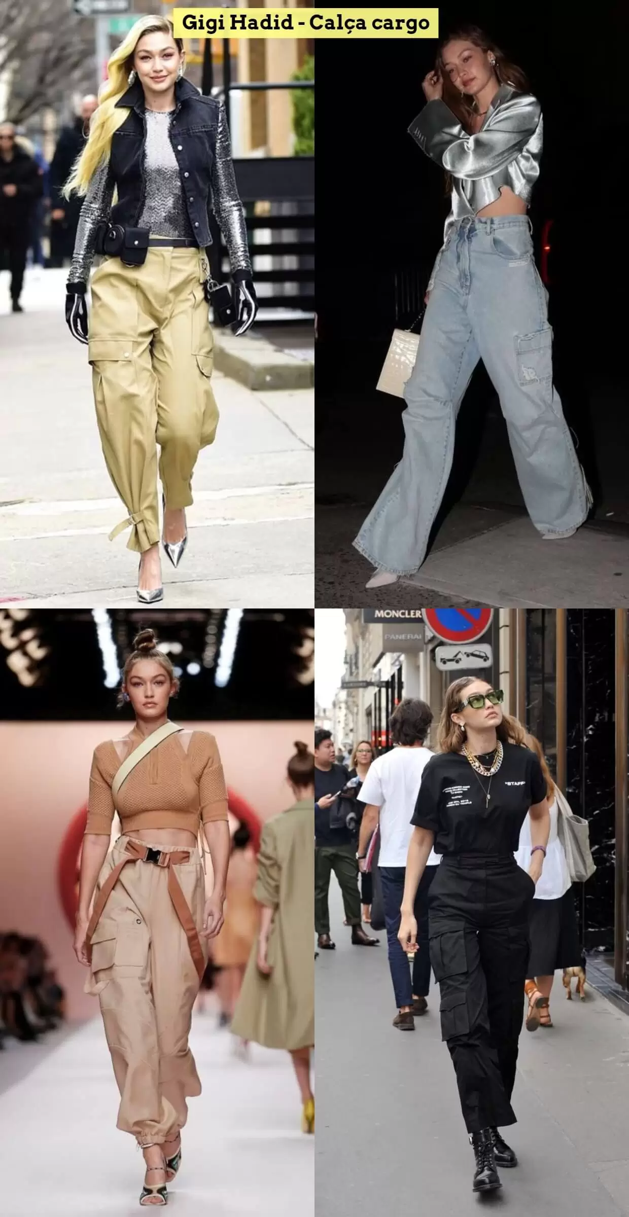 Calça cargo feminina: Como usar a tendência mais quente da temporada 44 Looks de celebridades com calça cargo
