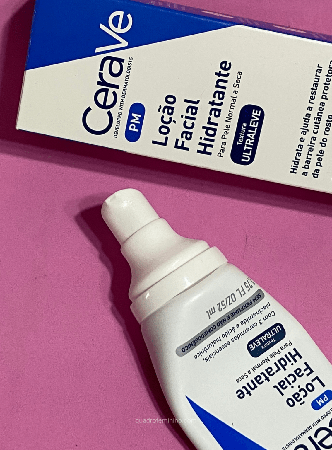Resenha: CeraVe loção facial hidratante - pele bonita