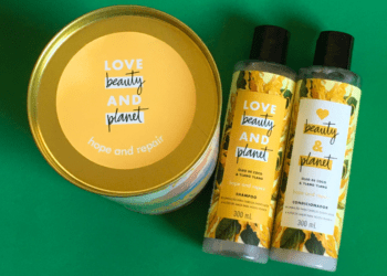 Shampoo e Condicionador Hope and Repair Love Beauty and Planet óleo de coco e ylang ylang