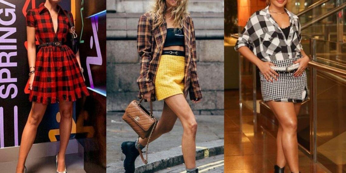 Look Xadrez Feminino