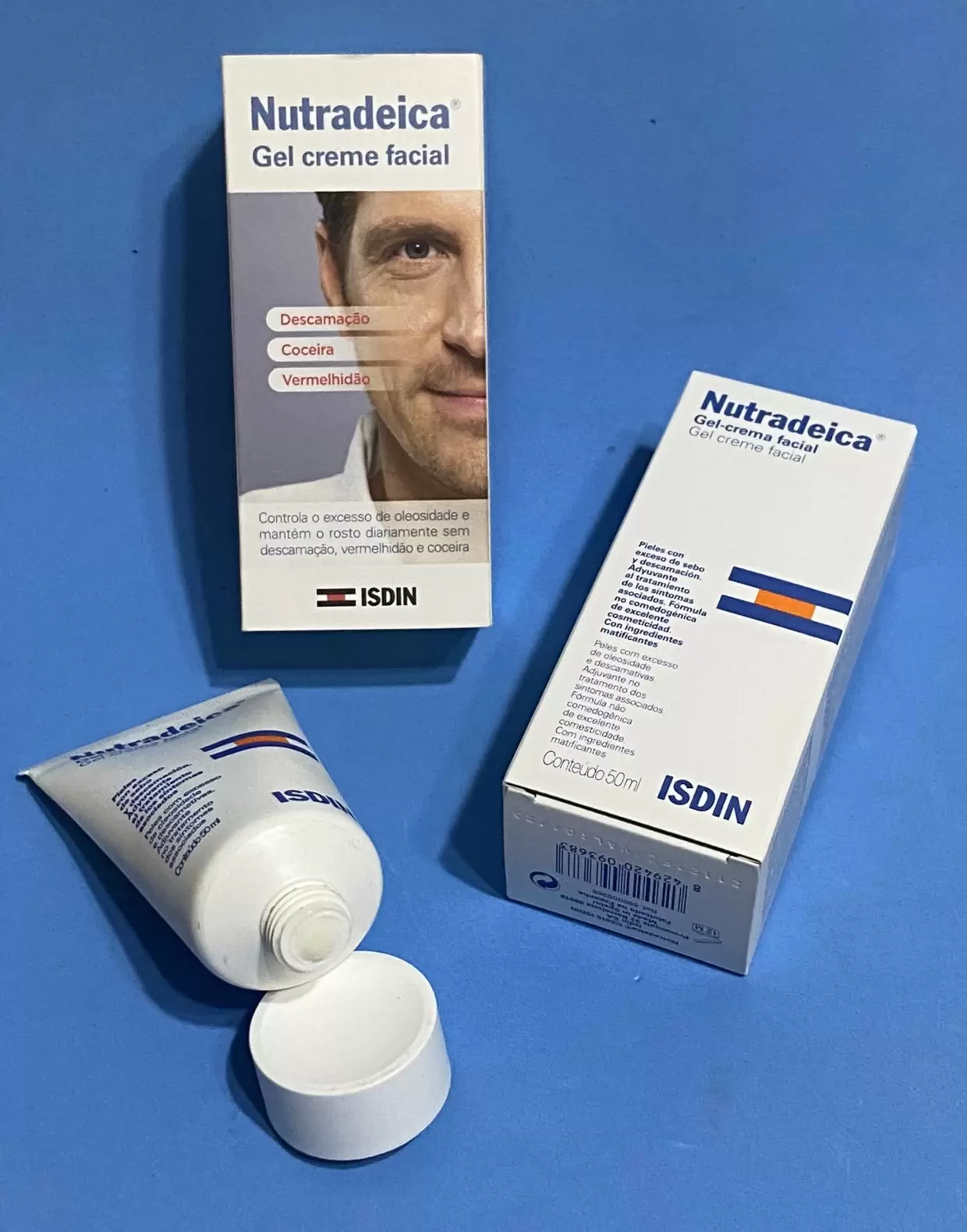 Nutradeica gel creme facial ISDIN para pele oleosa e descamativa - resenha 4 Nutradeica gel creme facial ISDIN