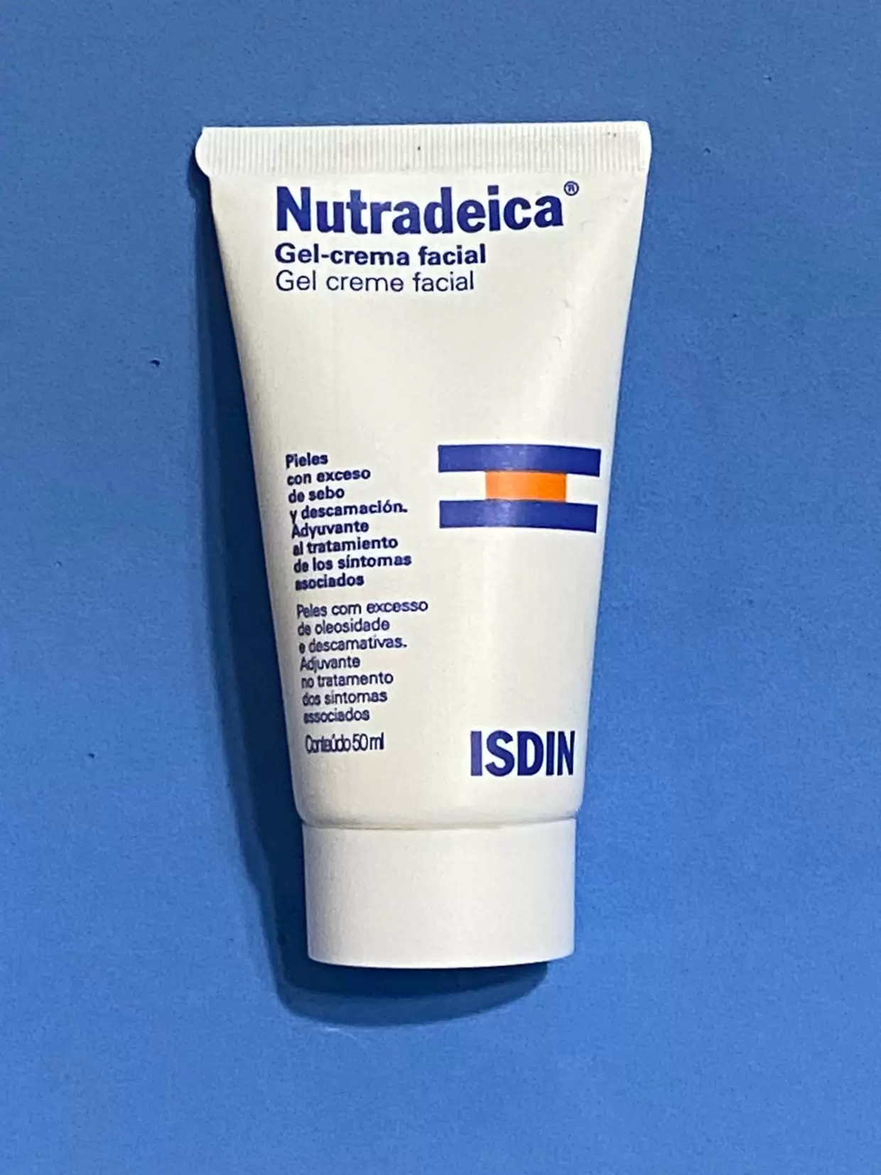Nutradeica gel creme facial ISDIN para pele oleosa e descamativa - resenha 3 Nutradeica gel creme facial ISDIN