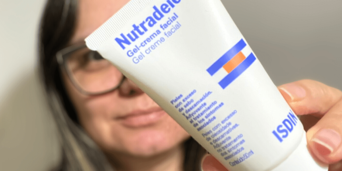 Nutradeica gel creme facial ISDIN para pele oleosa e descamativa – resenha