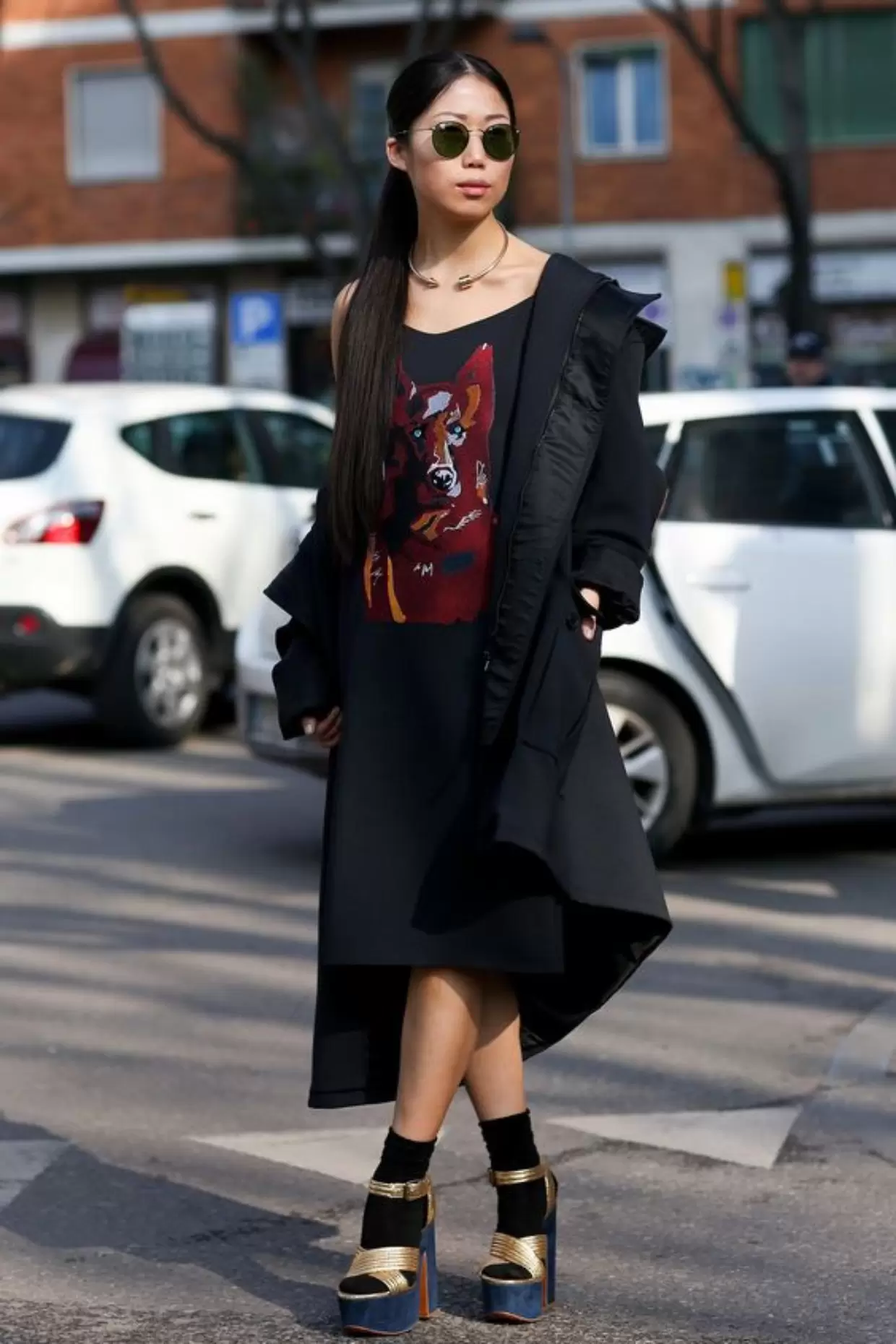Look sandália com meia