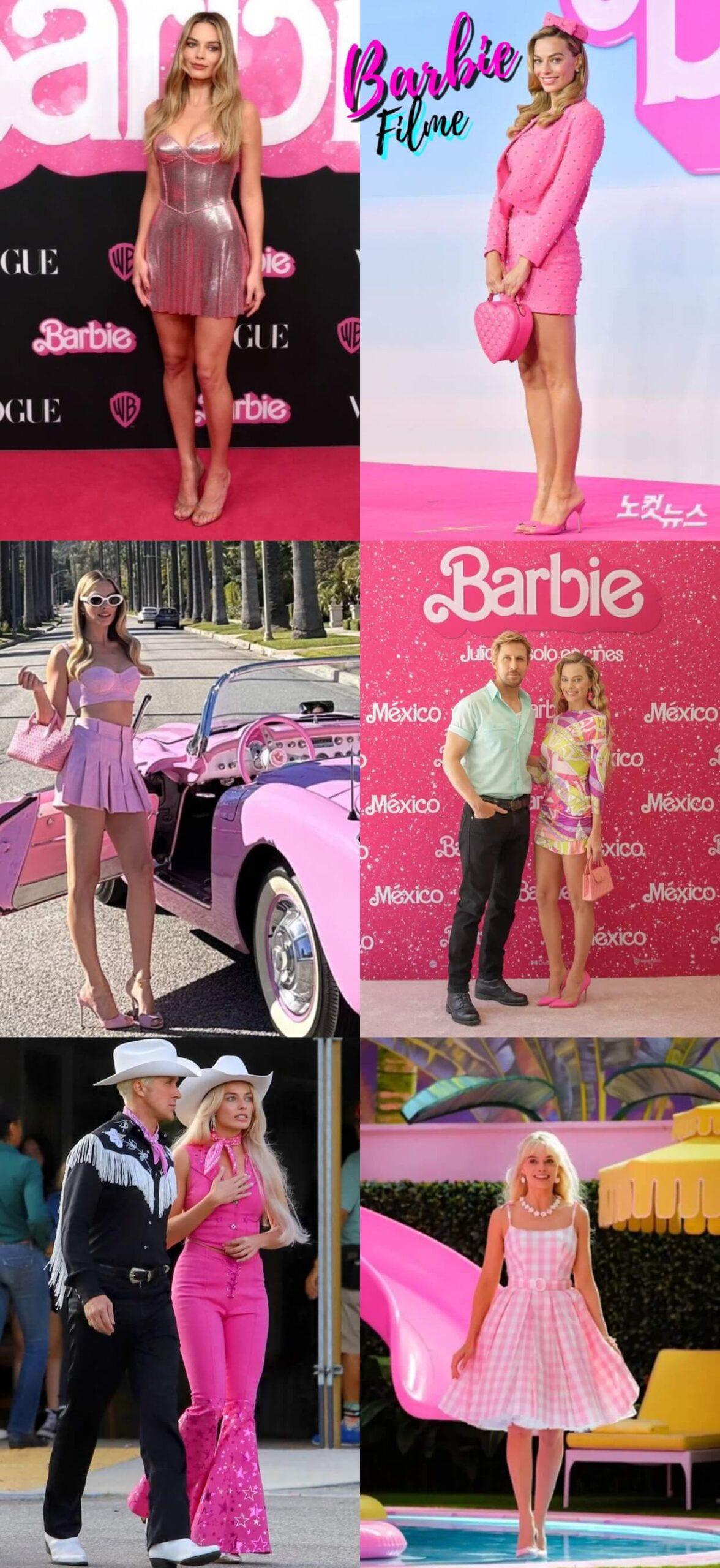 Barbiecore - roupas da boneca Barbie