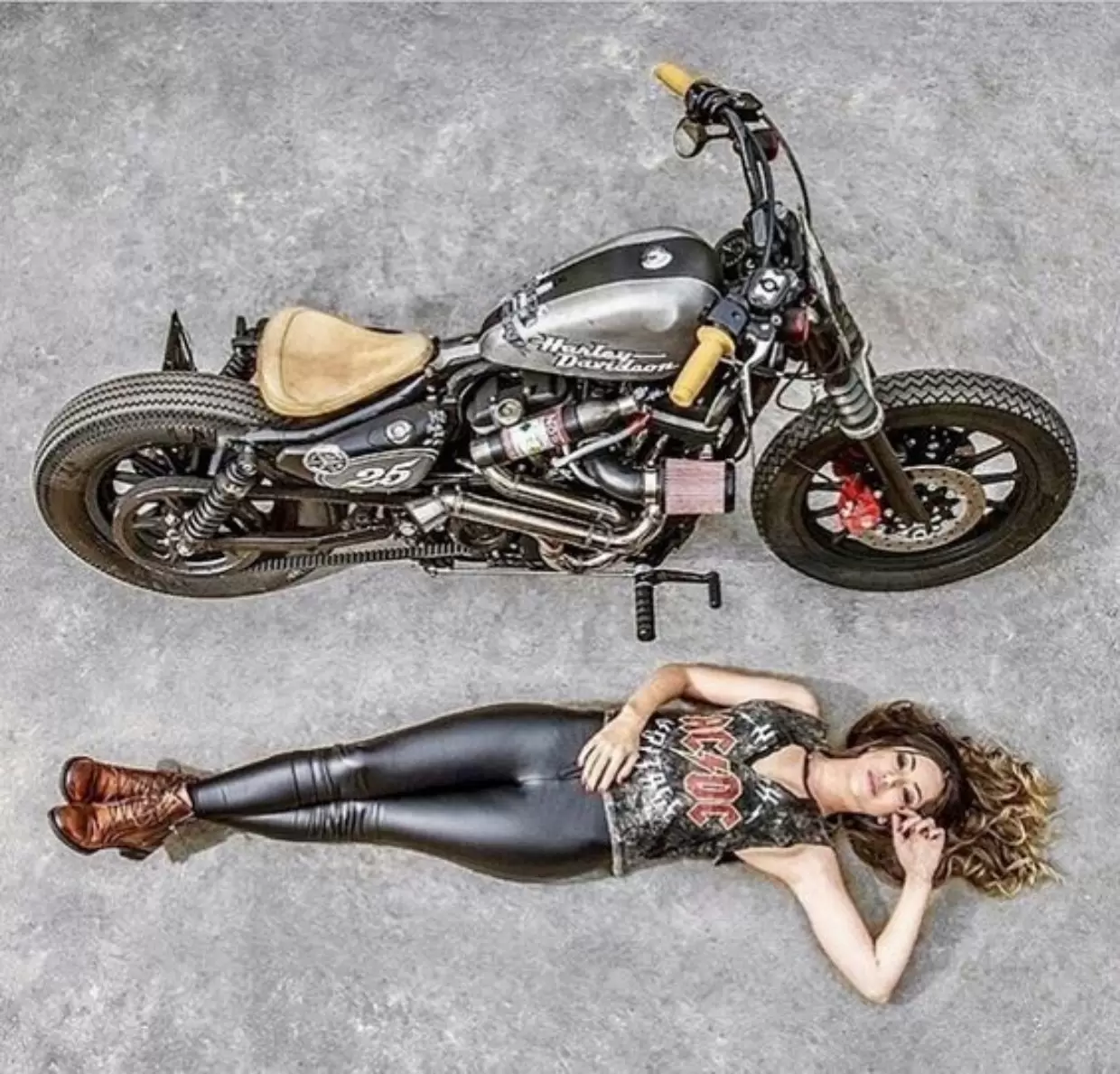estilo motoqueira