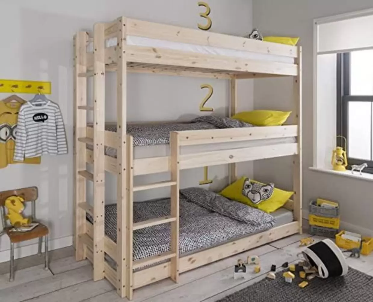 cama triliche de palete