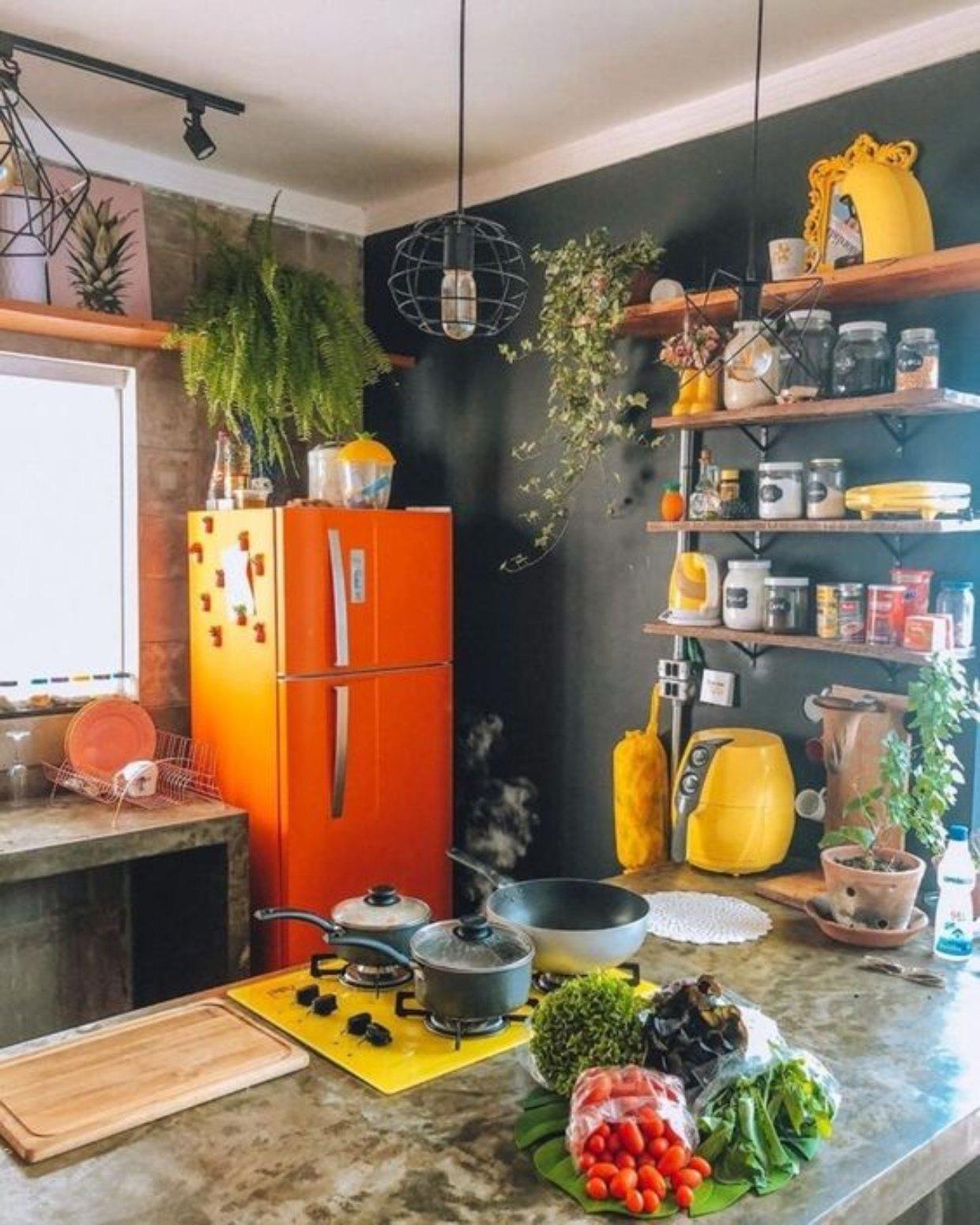 cozinha colorida