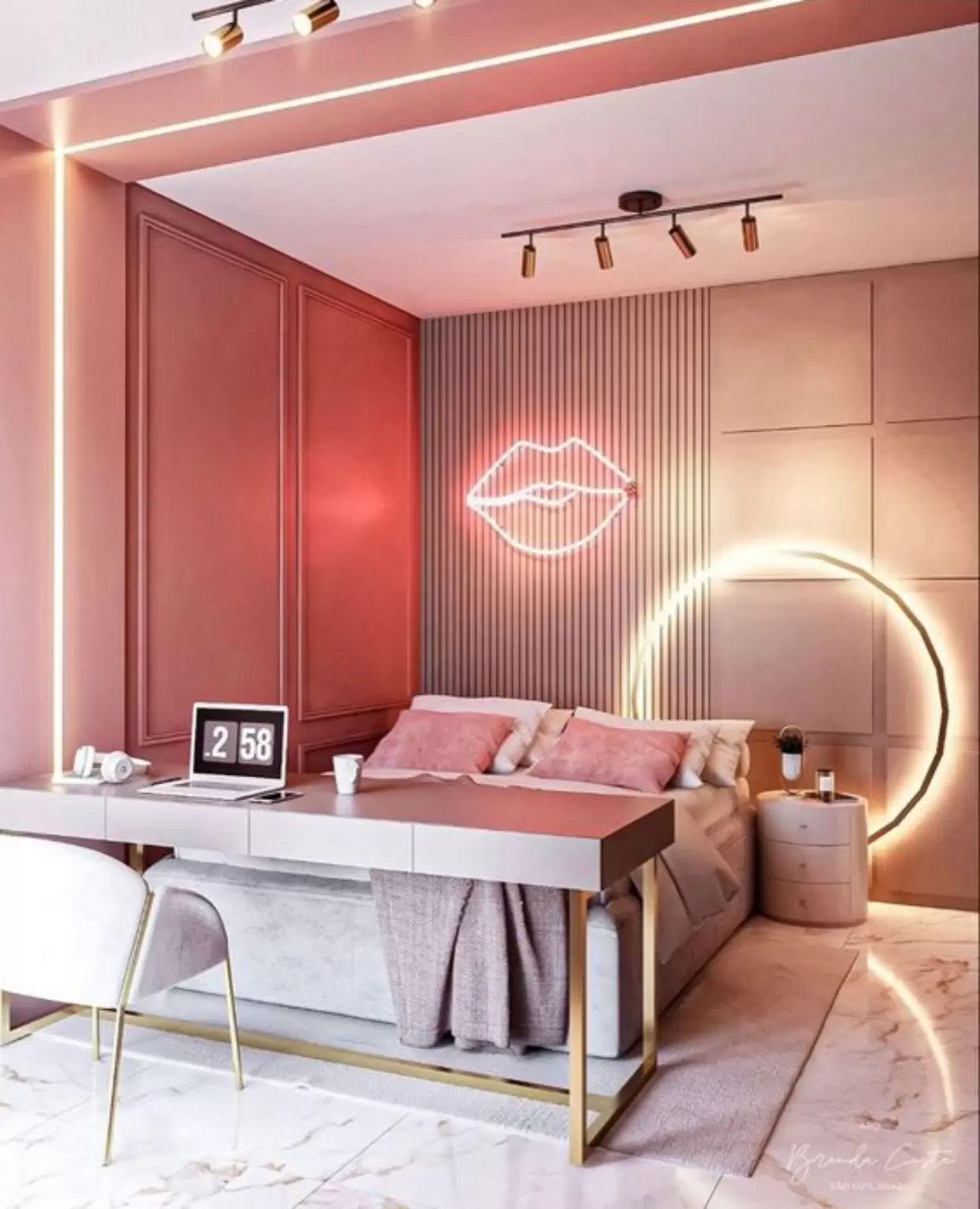 14 Itens para decoração de quarto feminino: Transforme seu espaço em um refúgio dos sonhos!" 4 ideias para decoração de quarto feminino
