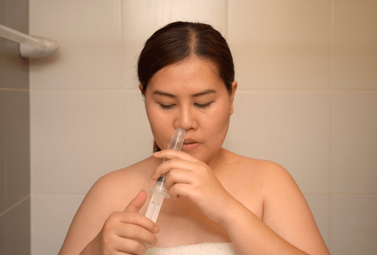 É saudável fazer lavagem nasal? 