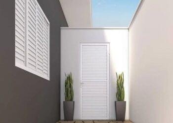 Porta de alumínio na decoração: Versatilidade e modernidade em seu espaço