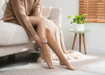 meia de compressão feminina