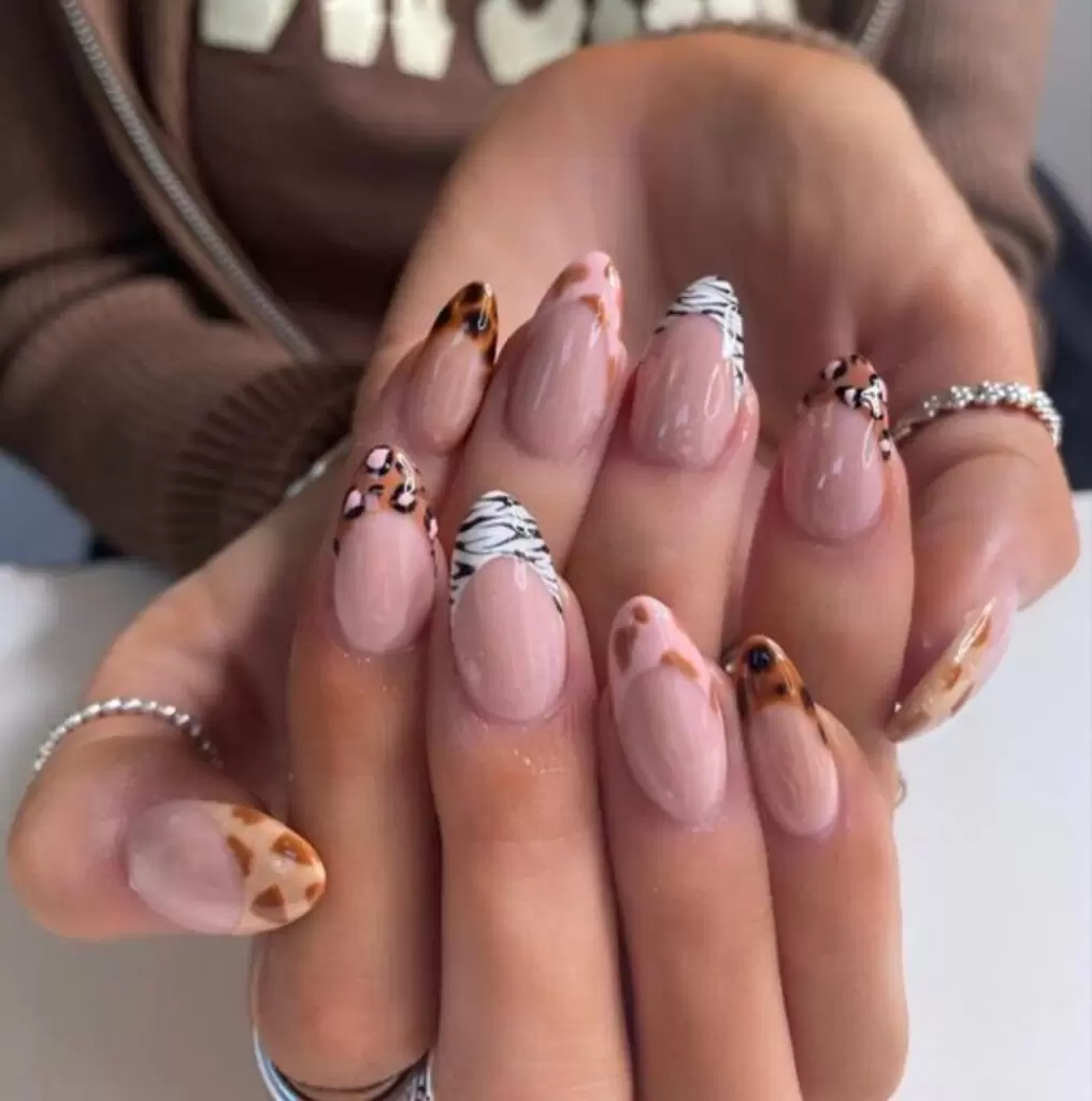 unhas francesinha criativa