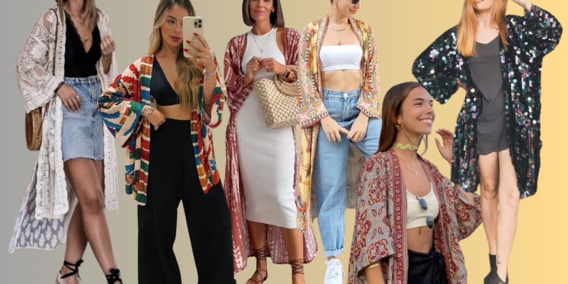 27 Looks com Kimono - Peça Chave para Transformar Seus Outfits com Elegância e Versatilidade 1 Kimono feminino