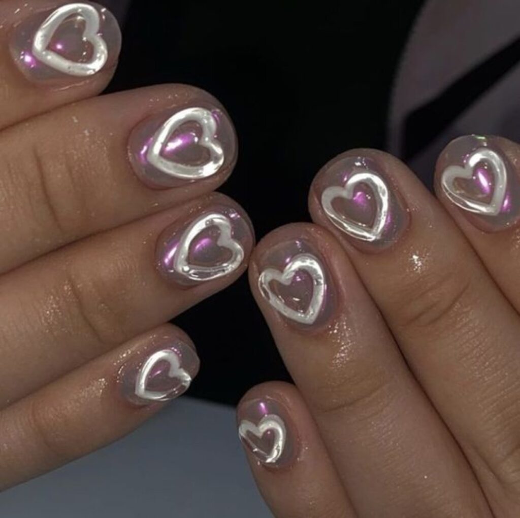 Valentines Day Nails Art Design