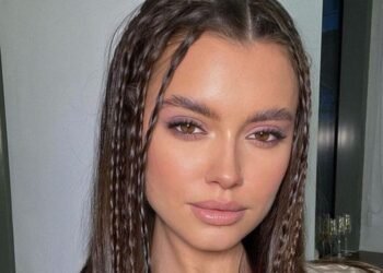 Penteados com trancinhas na frente