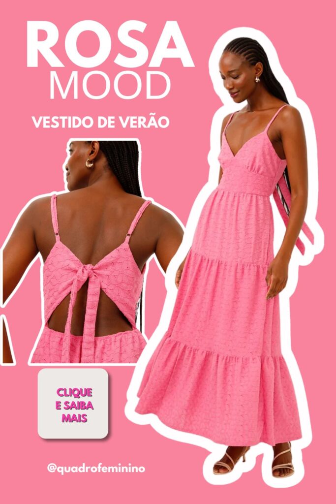 Vestido Longo Rosa