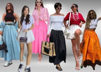 Looks com saia godê