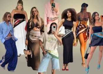 Looks com Lenço amarrado na Cintura