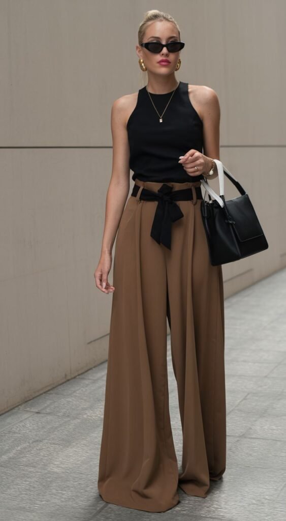 Descubra Como Montar Looks com Calça Marrom em Qualquer Estação – O Seu Guarda Roupa Não Será Mais o Mesmo! 26 Como Montar Looks com Calça Marrom