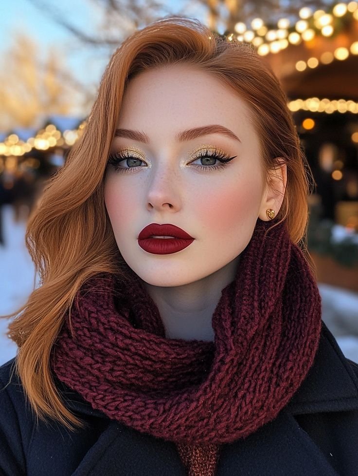 Inspirações de Maquiagem para o Inverno + Truque para o Olhar 4 Maquiagem para o Inverno