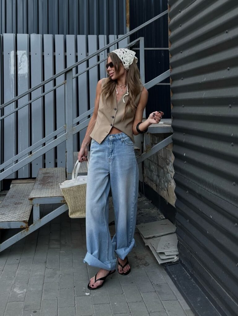 Bandana de crochê ou lenço de crochê, acessório fashion: inspire-se com a moda que une frescor, criatividade e autenticidade neste verão 3 Bandana de crochê