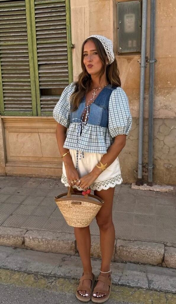 Bandana de crochê ou lenço de crochê, acessório fashion: inspire-se com a moda que une frescor, criatividade e autenticidade neste verão 13 Bandana de crochê ou lenço de crochê