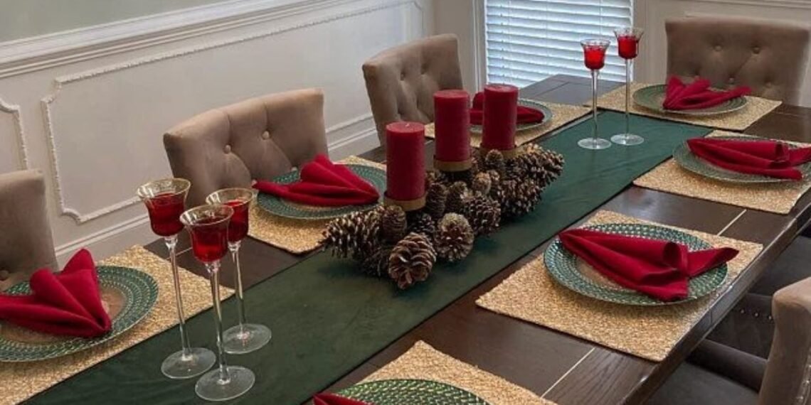 Inspirações de Mesas de Natal