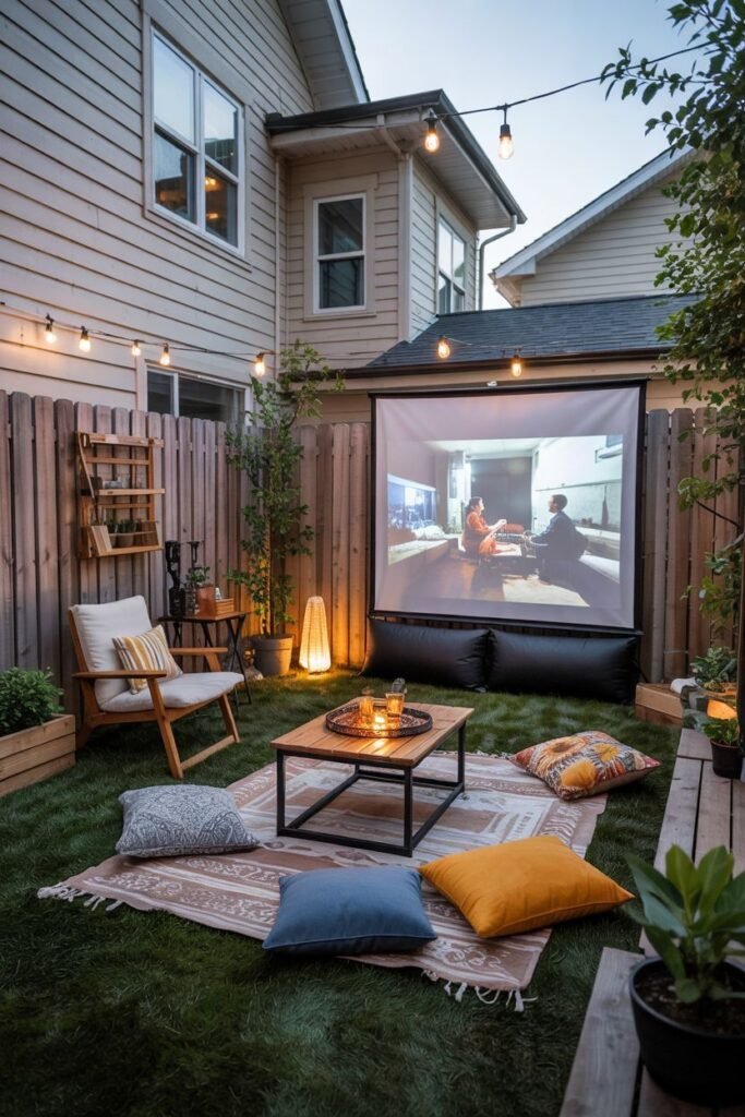 Ideias simples de decoração de quintal