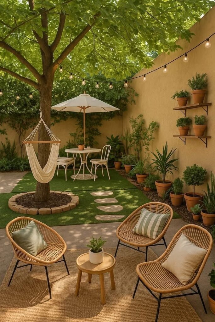 Ideias simples de decoração de quintal