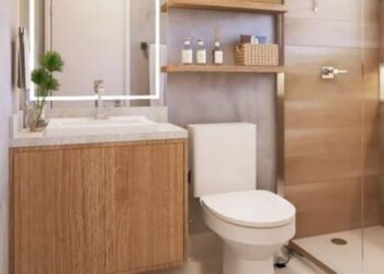 Decoração de banheiro pequeno