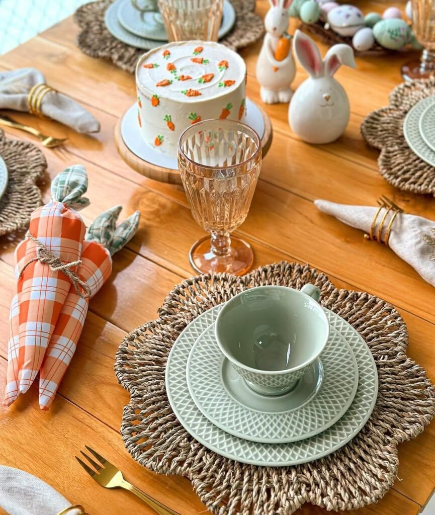 7 ideias de mesa de páscoa: transforme sua celebração em um momento inesquecível 3 Mesa de páscoa decoração